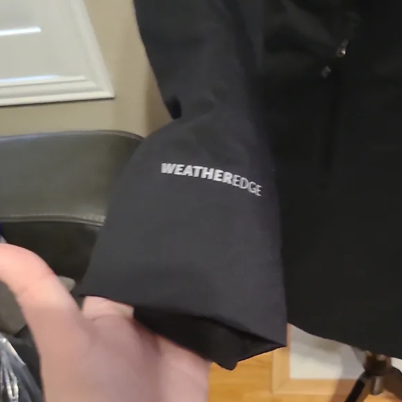 Eddie Bauer Black Down Parka Coat - Picture 2 of 3